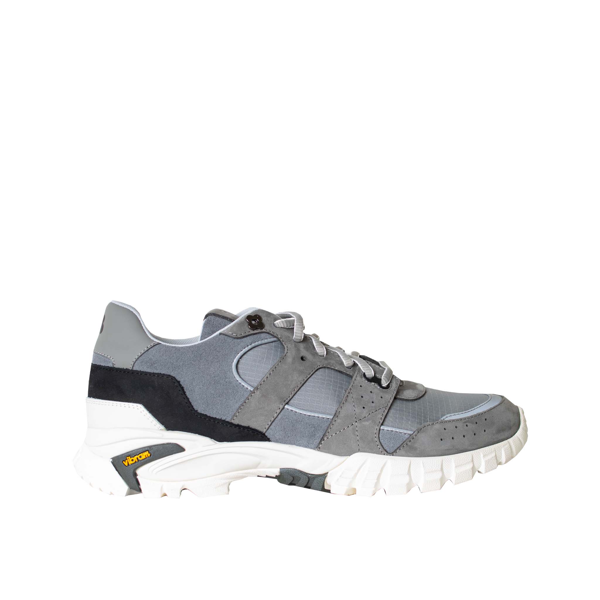 Lardini Gray suede sneakers - Fizigo