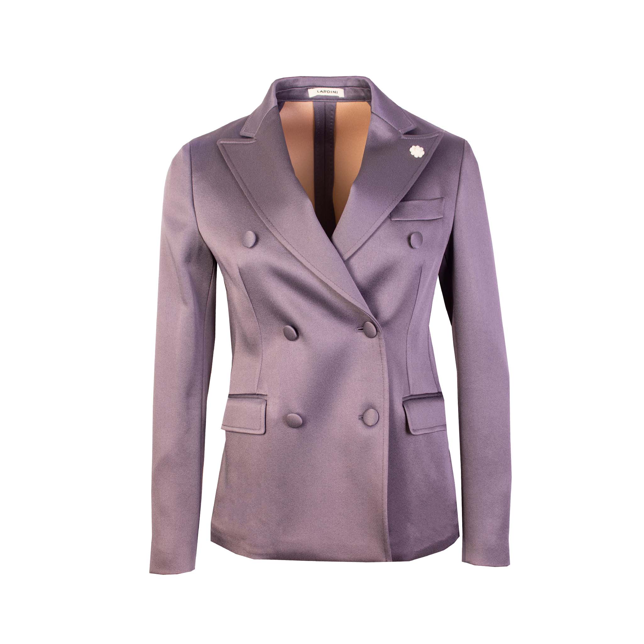 Lardini Purple Double Breast Jacket - Fizigo