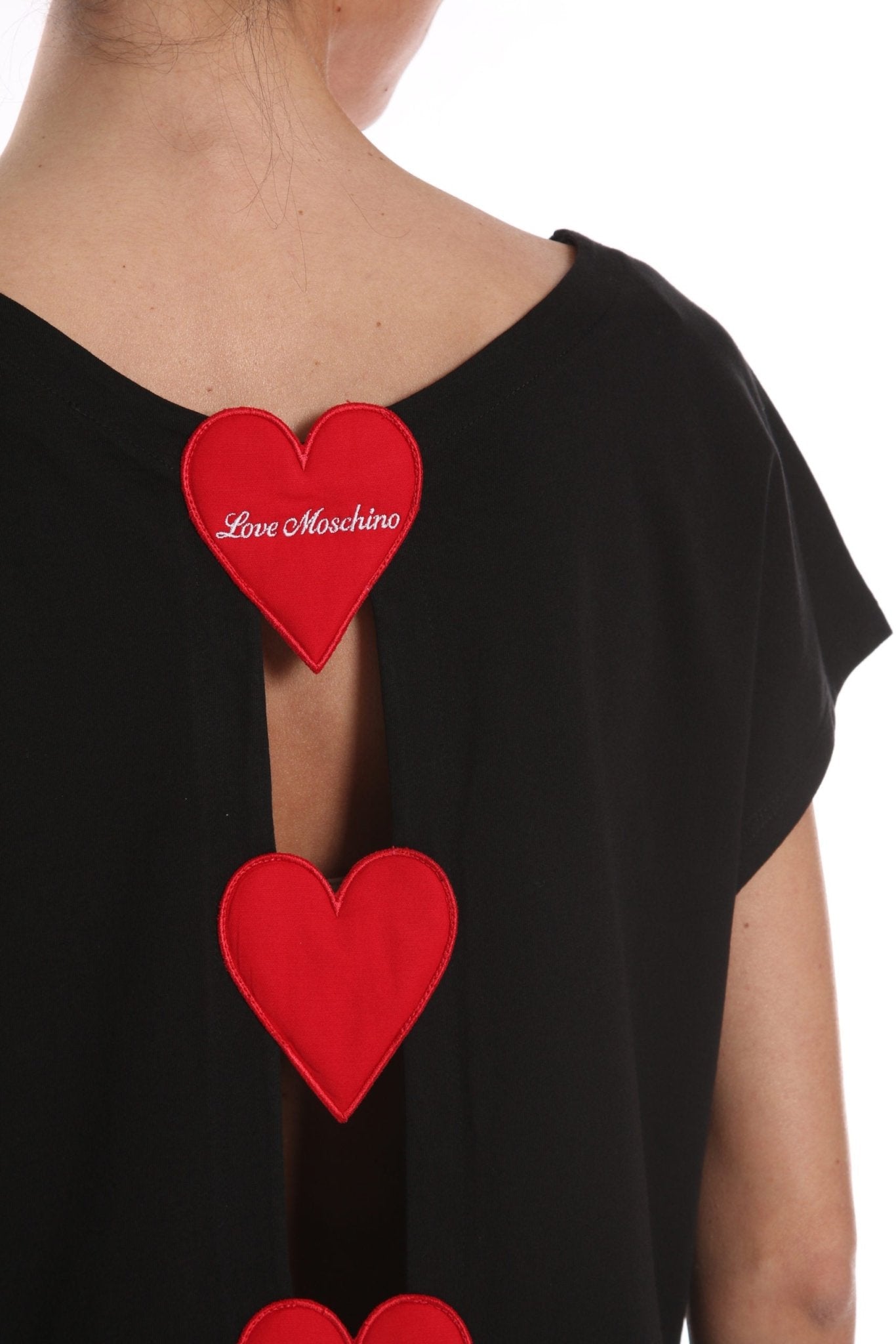 Love Moschino Black Cotton Tops & T-Shirt - Fizigo