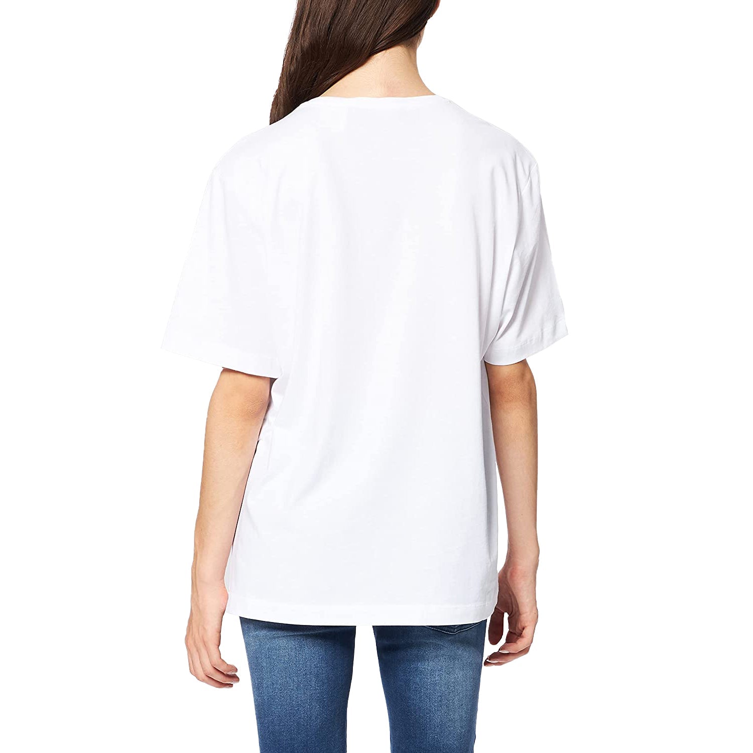 Love Moschino White Cotton Tops & T-Shirt - Fizigo