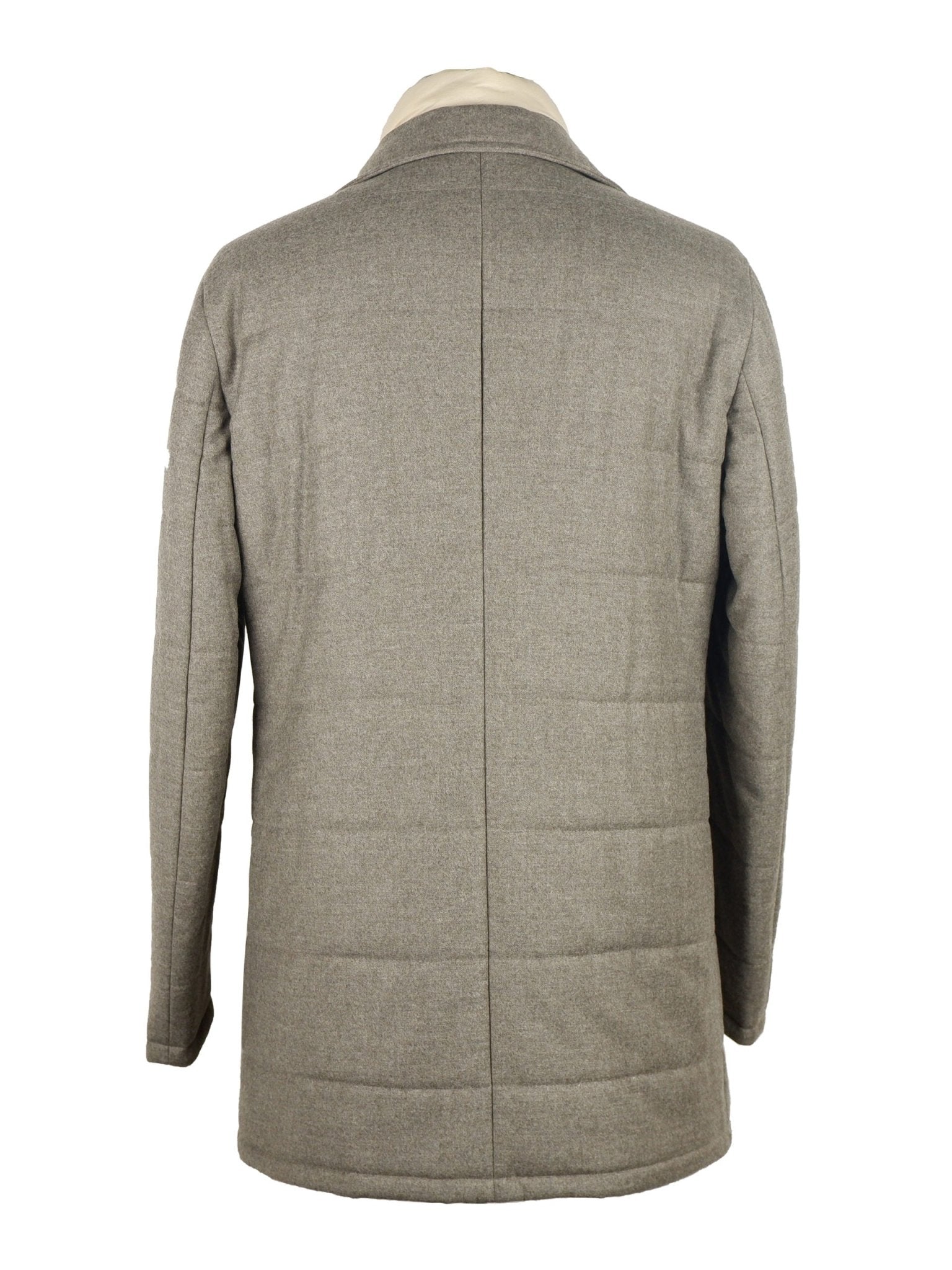 Made in Italy Gray Wool Jacket - Fizigo