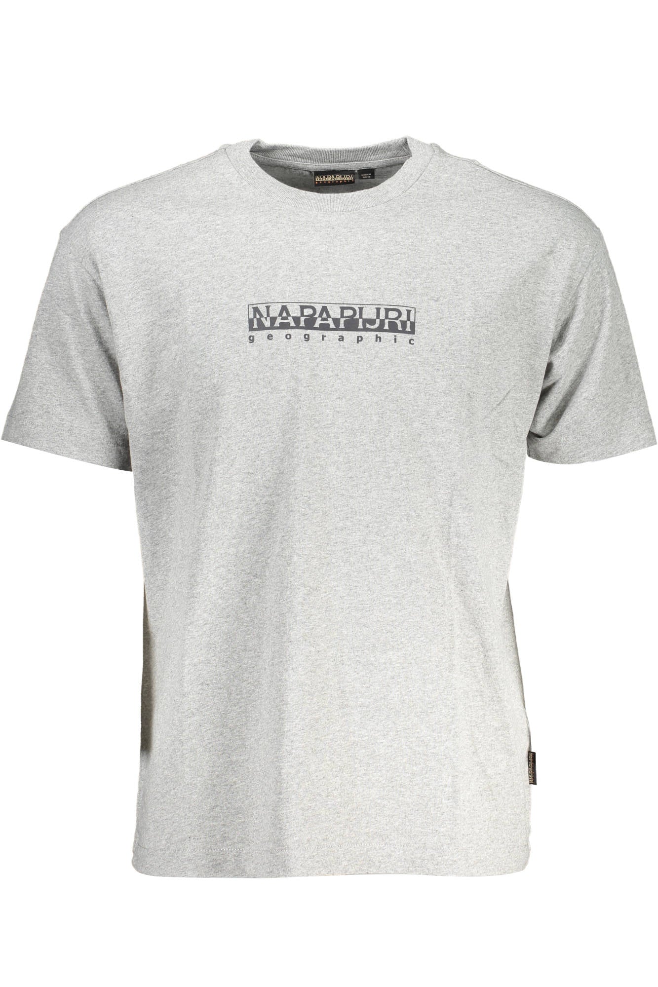 Napapijri Gray Cotton T-Shirt - Fizigo