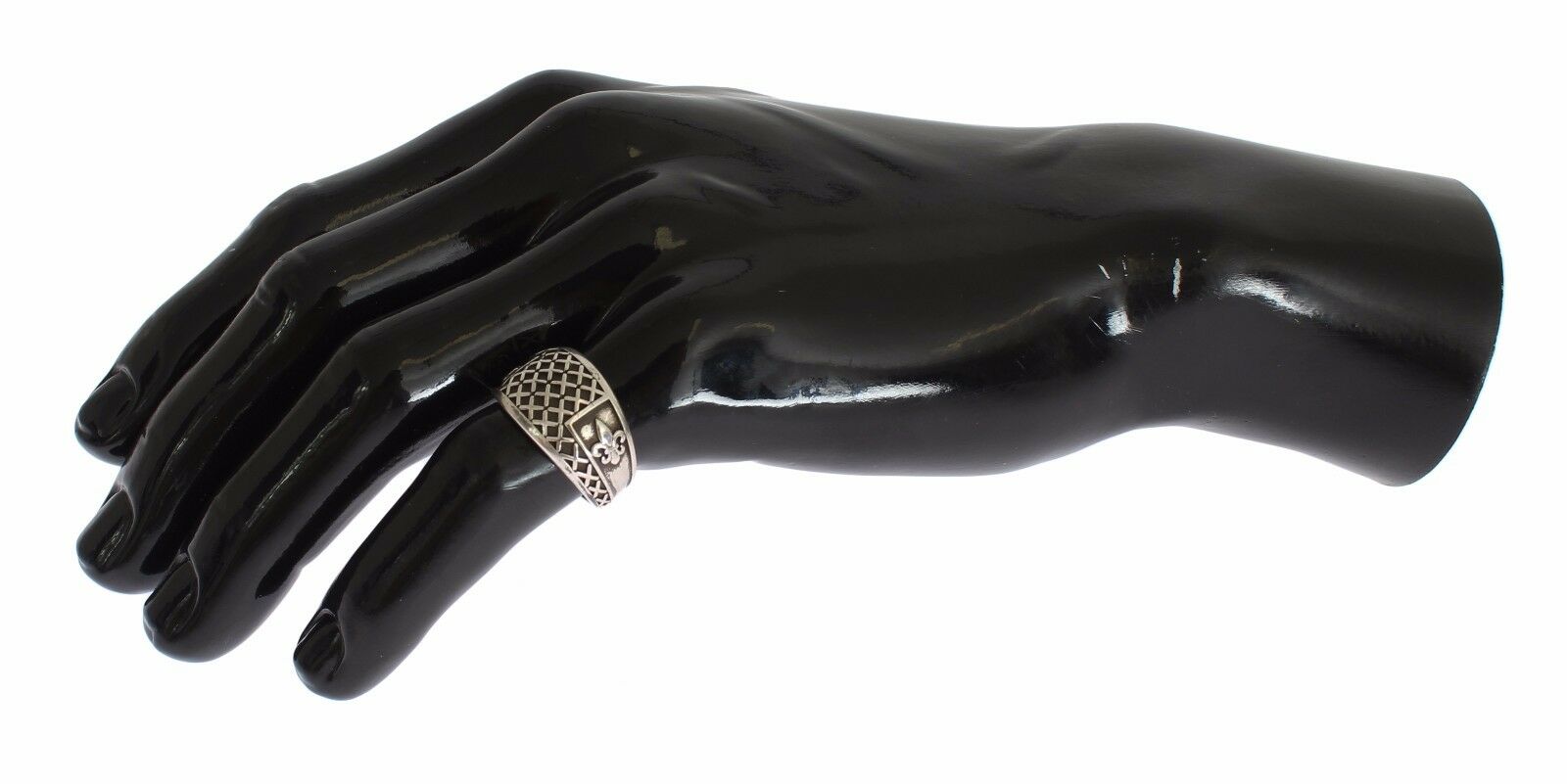 Nialaya Silver Rhodium 925 Sterling Ring - Fizigo