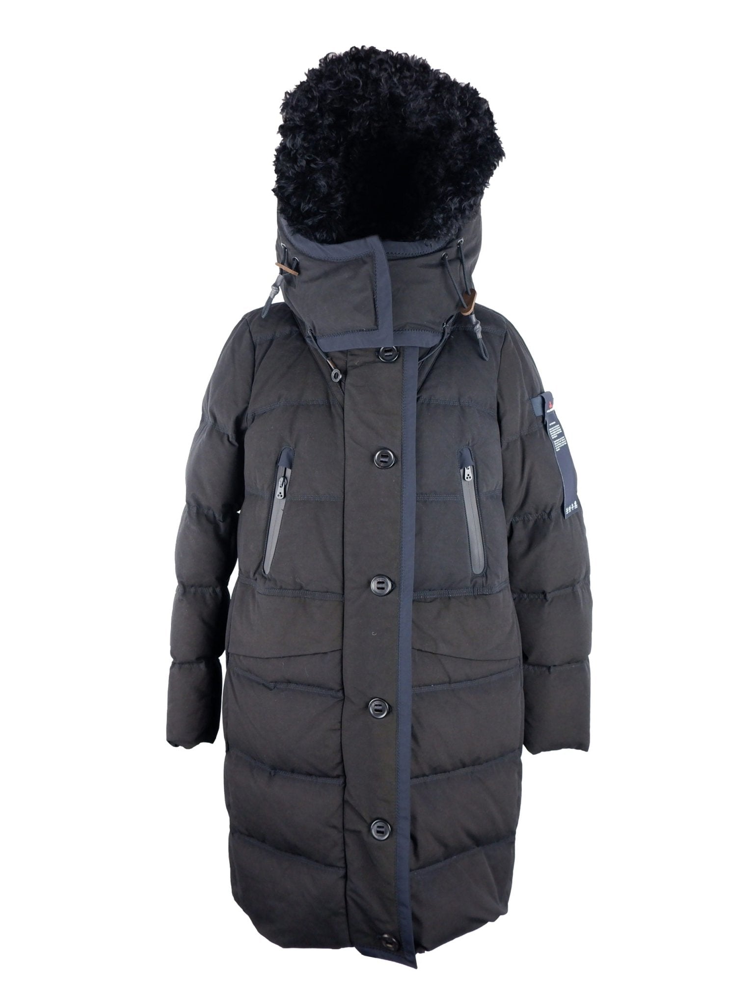 Peuterey Black Cotton Jackets & Coat - Fizigo