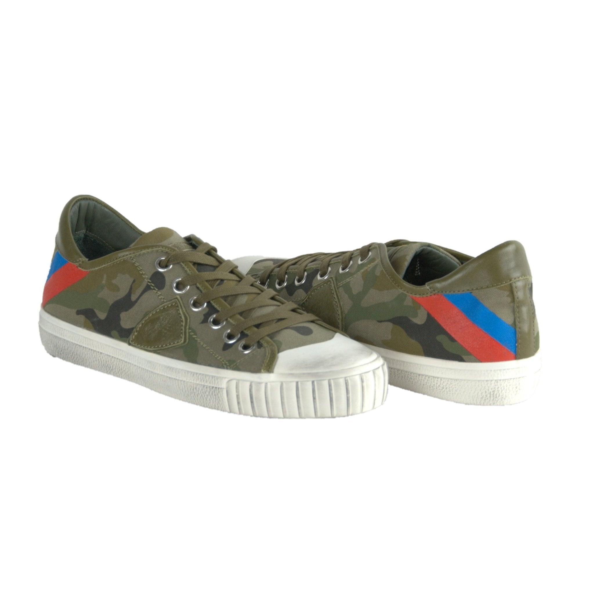 Philipp Plein Green Leather Sneaker - Fizigo