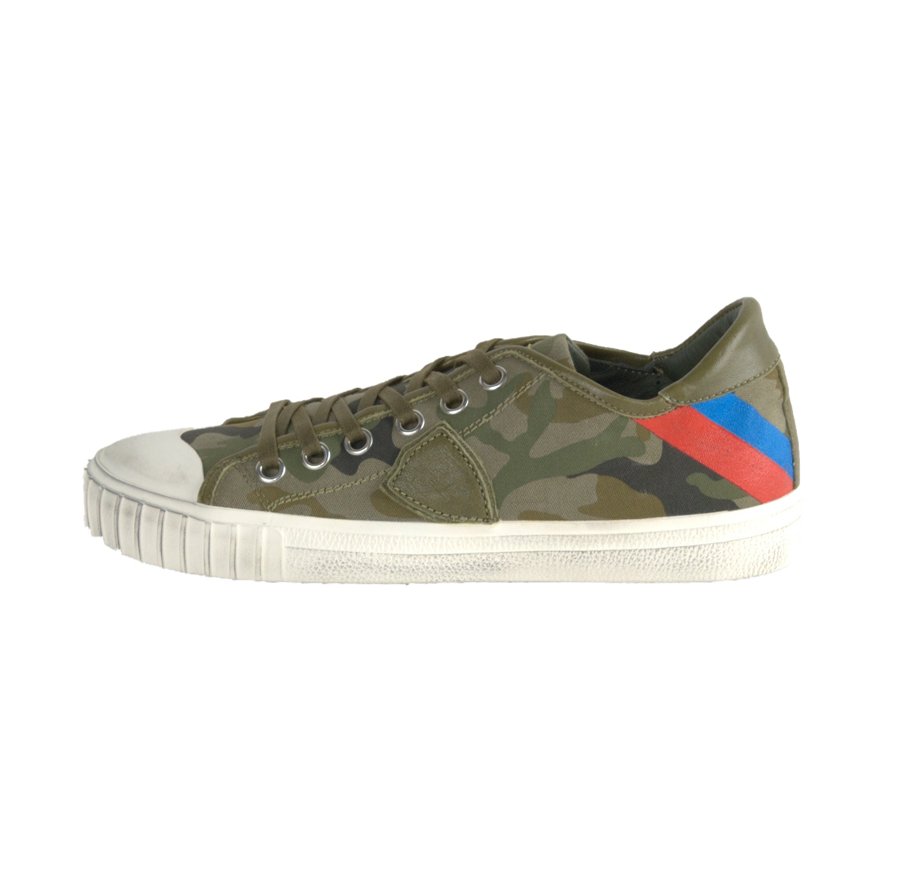 Philipp Plein Green Leather Sneaker - Fizigo