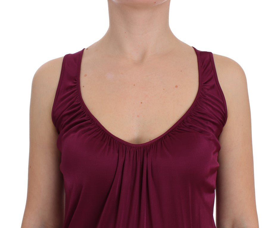 PLEIN SUD Purple Sleeveless Top Blouse - Fizigo