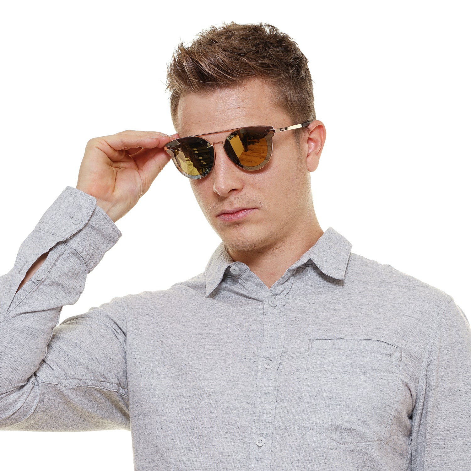 Police Rose Gold Sunglasses for man - Fizigo