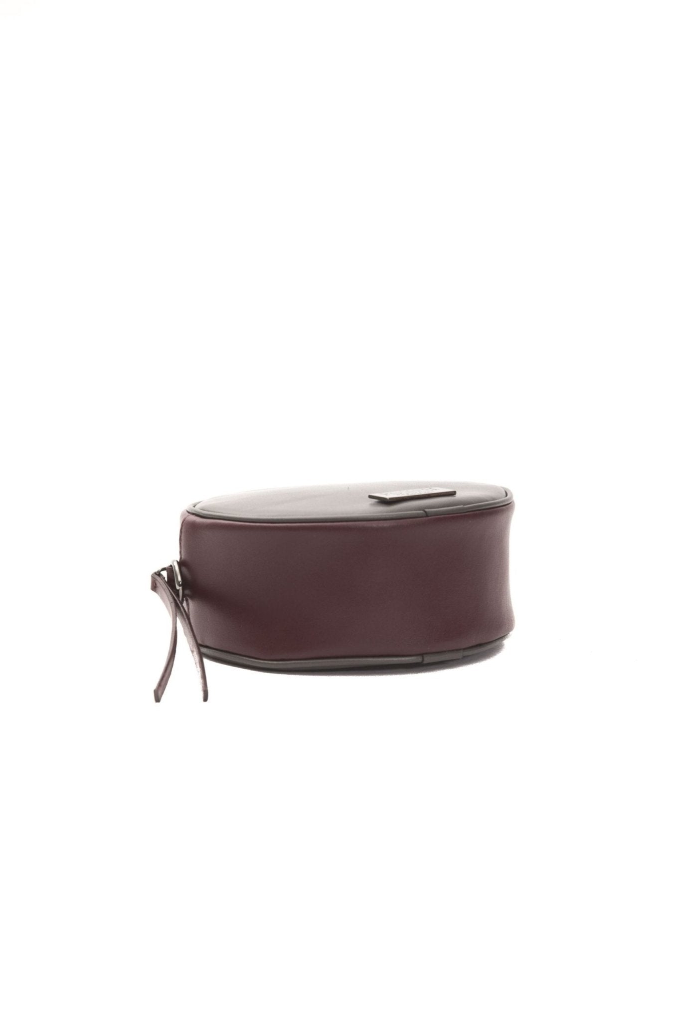 Pompei Donatella Burgundy Leather Crossbody Bag - Fizigo