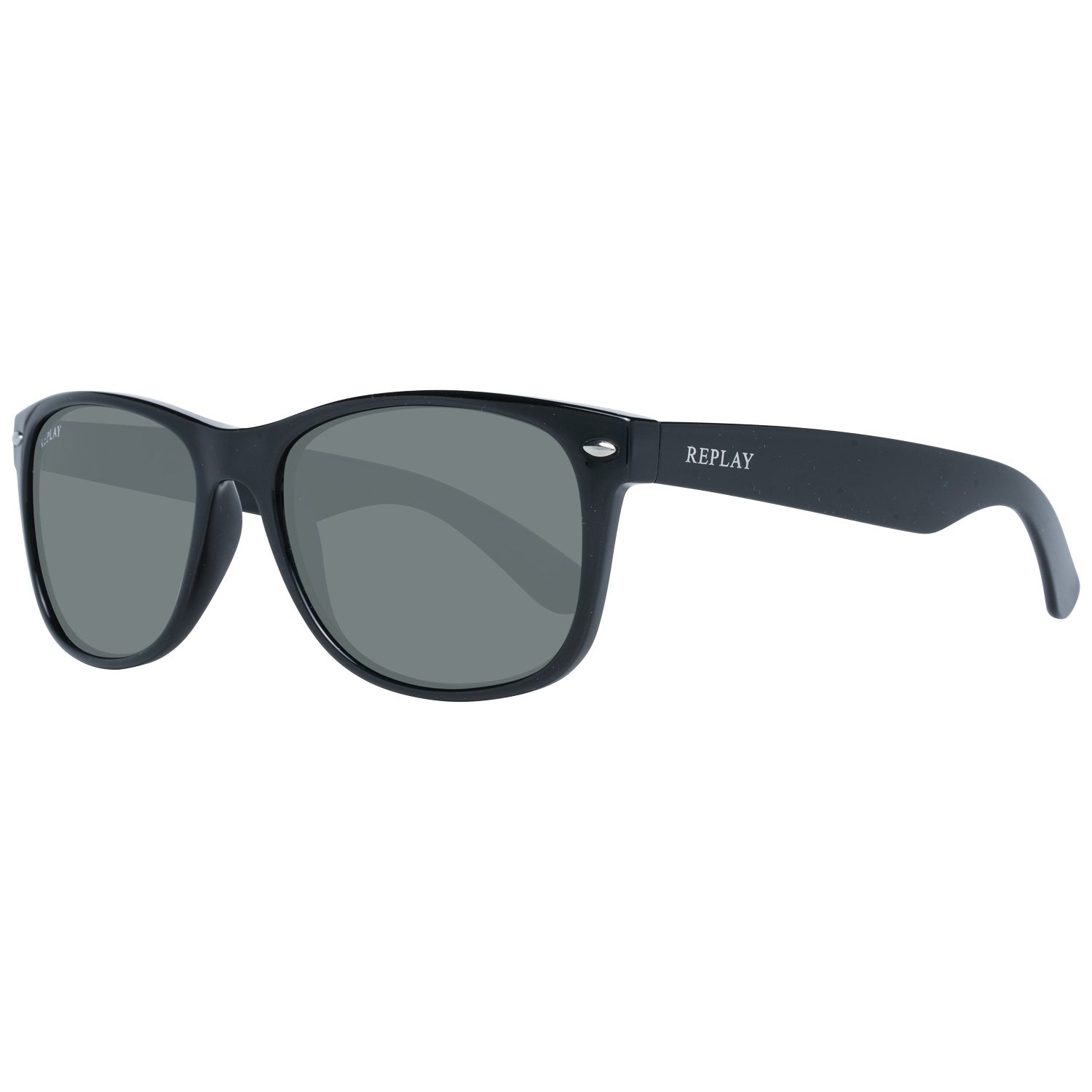 Replay Black Unisex Sunglass - Fizigo