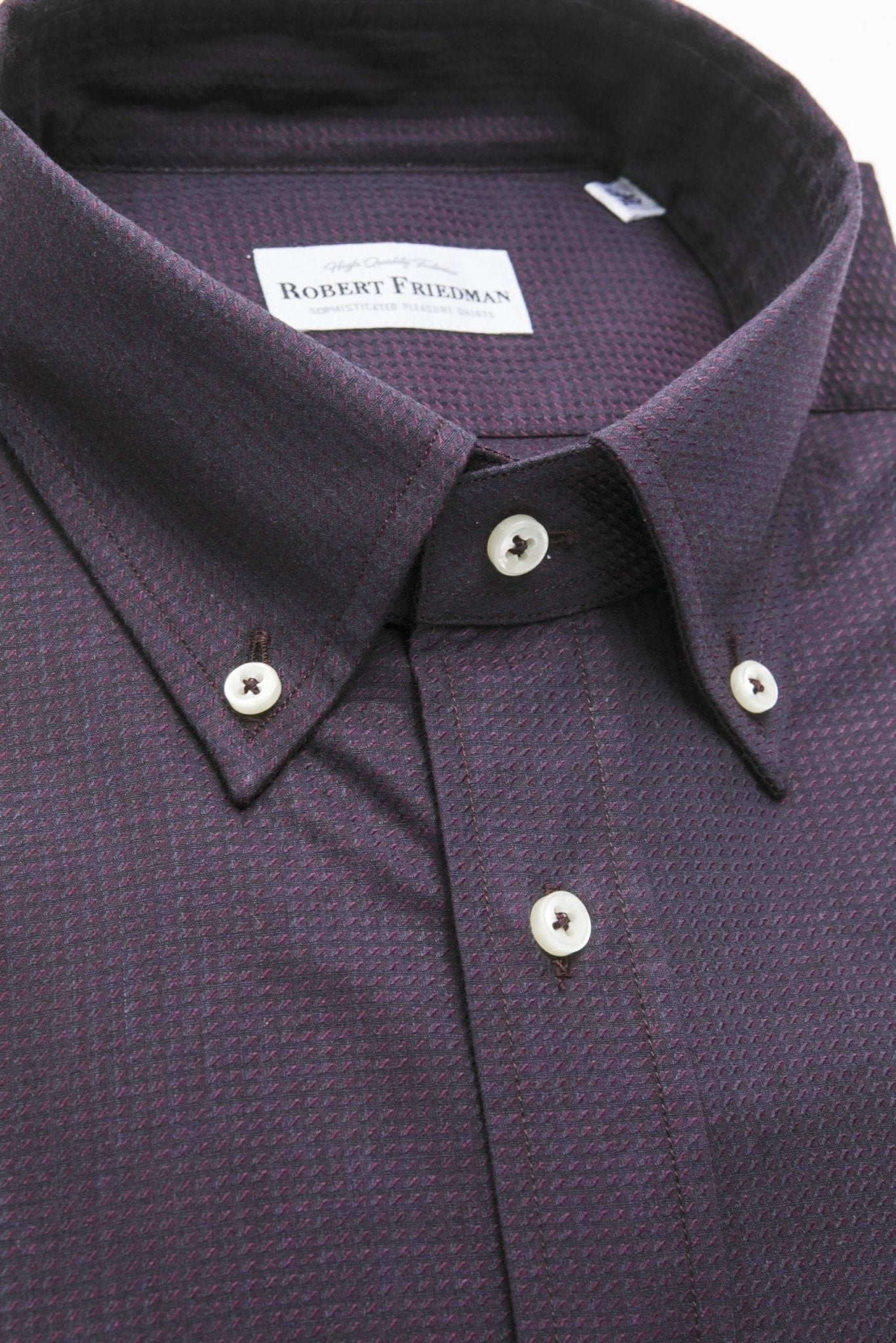 Robert Friedman Black Cotton Shirt - Fizigo