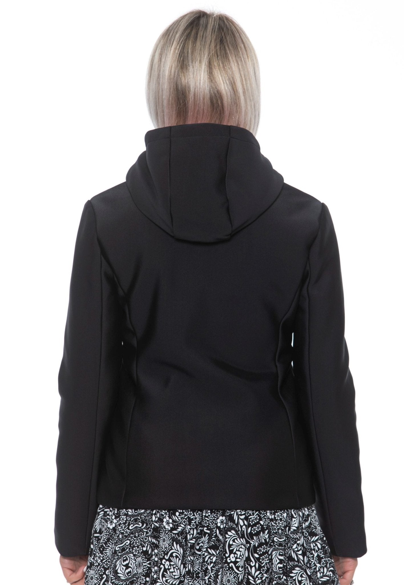 Sandro Ferrone Black Polyester Jackets & Coat - Fizigo