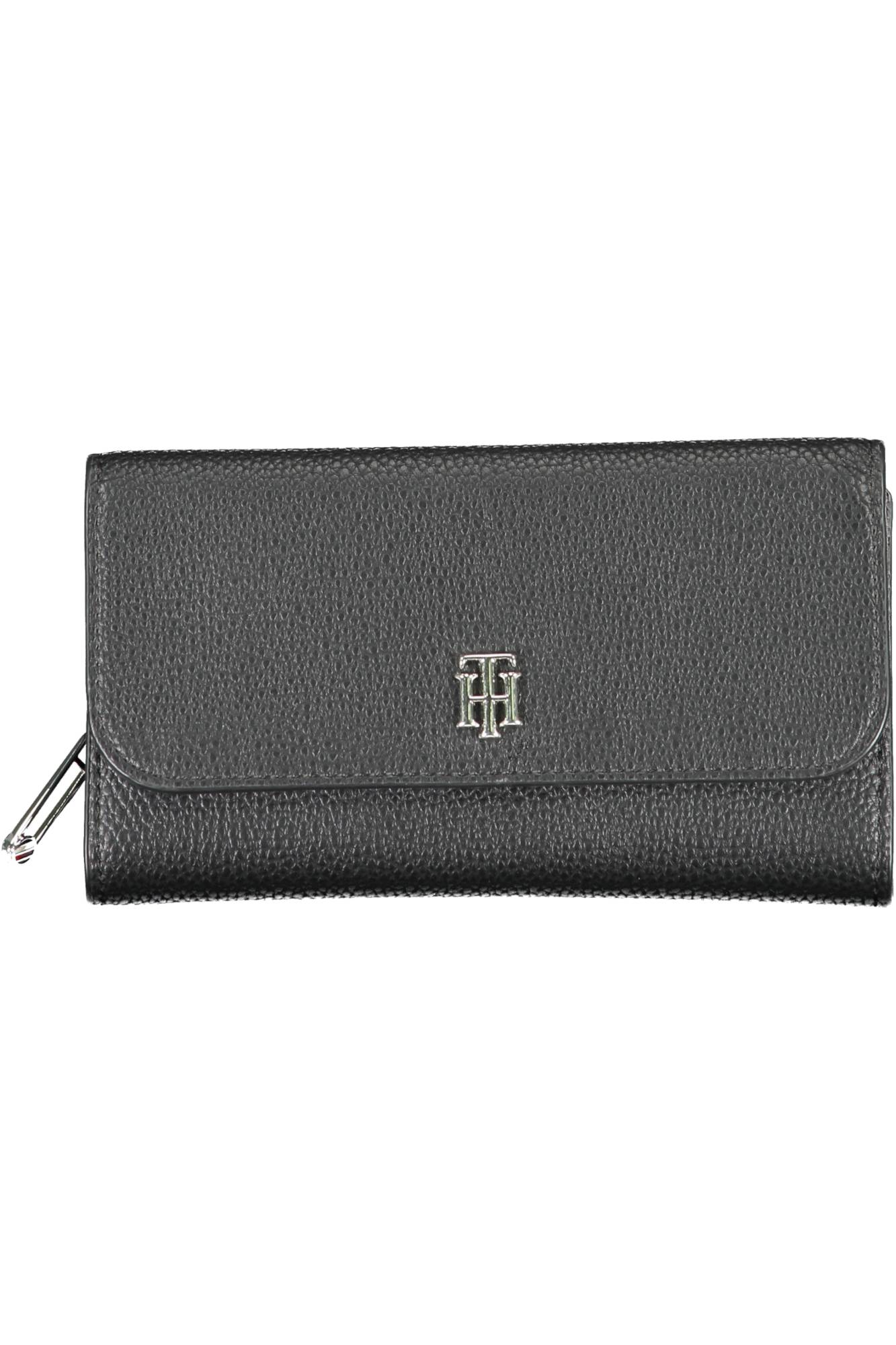 Tommy Hilfiger Black Polyurethane Wallet$1 - Fizigo