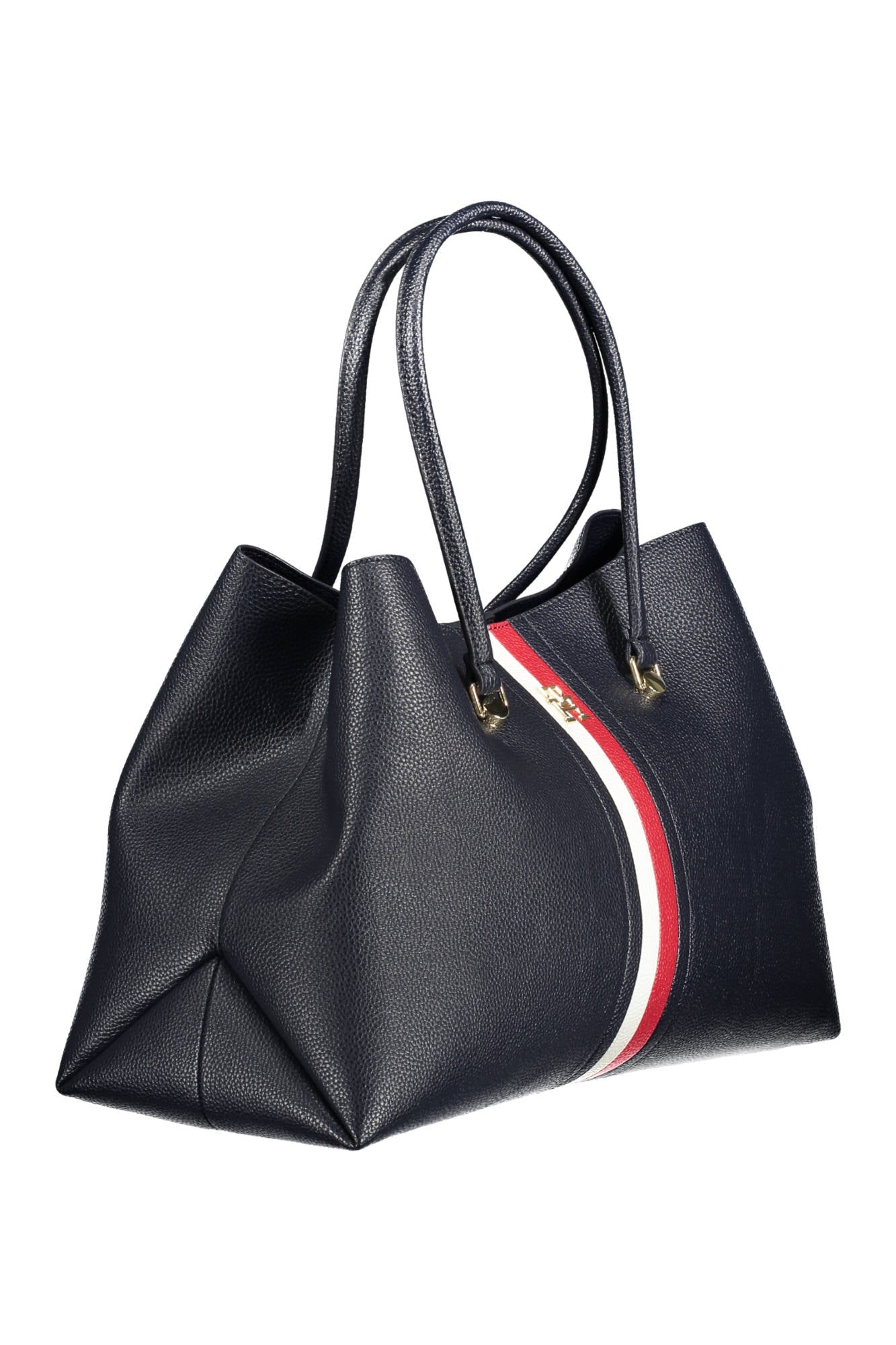 Tommy Hilfiger Blue Polyurethane Handbag - Fizigo