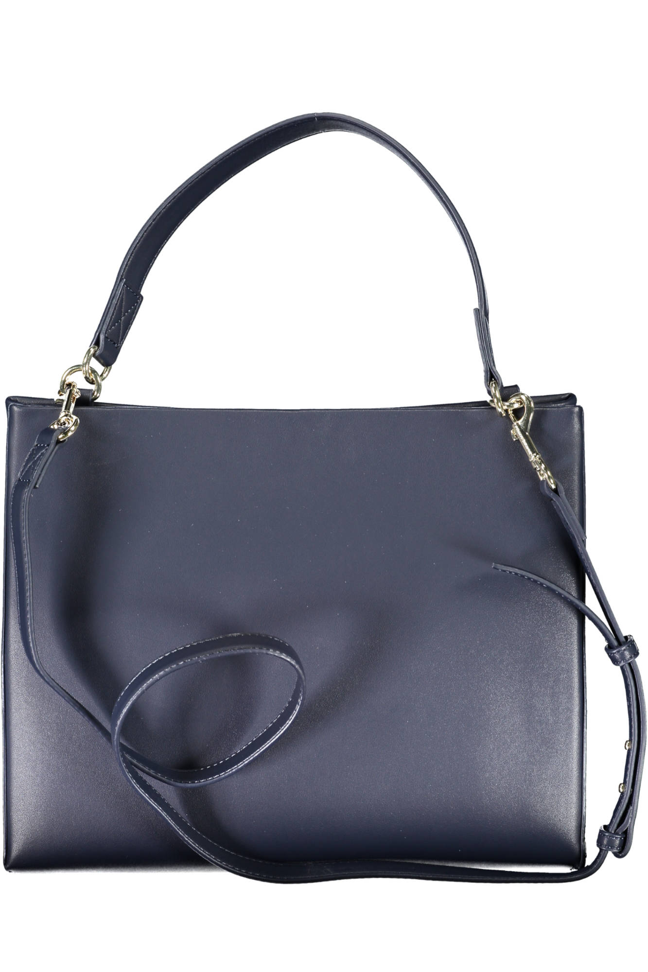 Tommy Hilfiger Blue Polyurethane Handbag - Fizigo