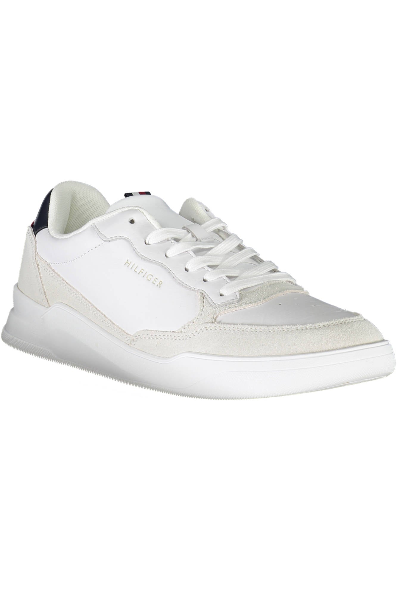 Tommy Hilfiger White Polyester Sneaker - Fizigo