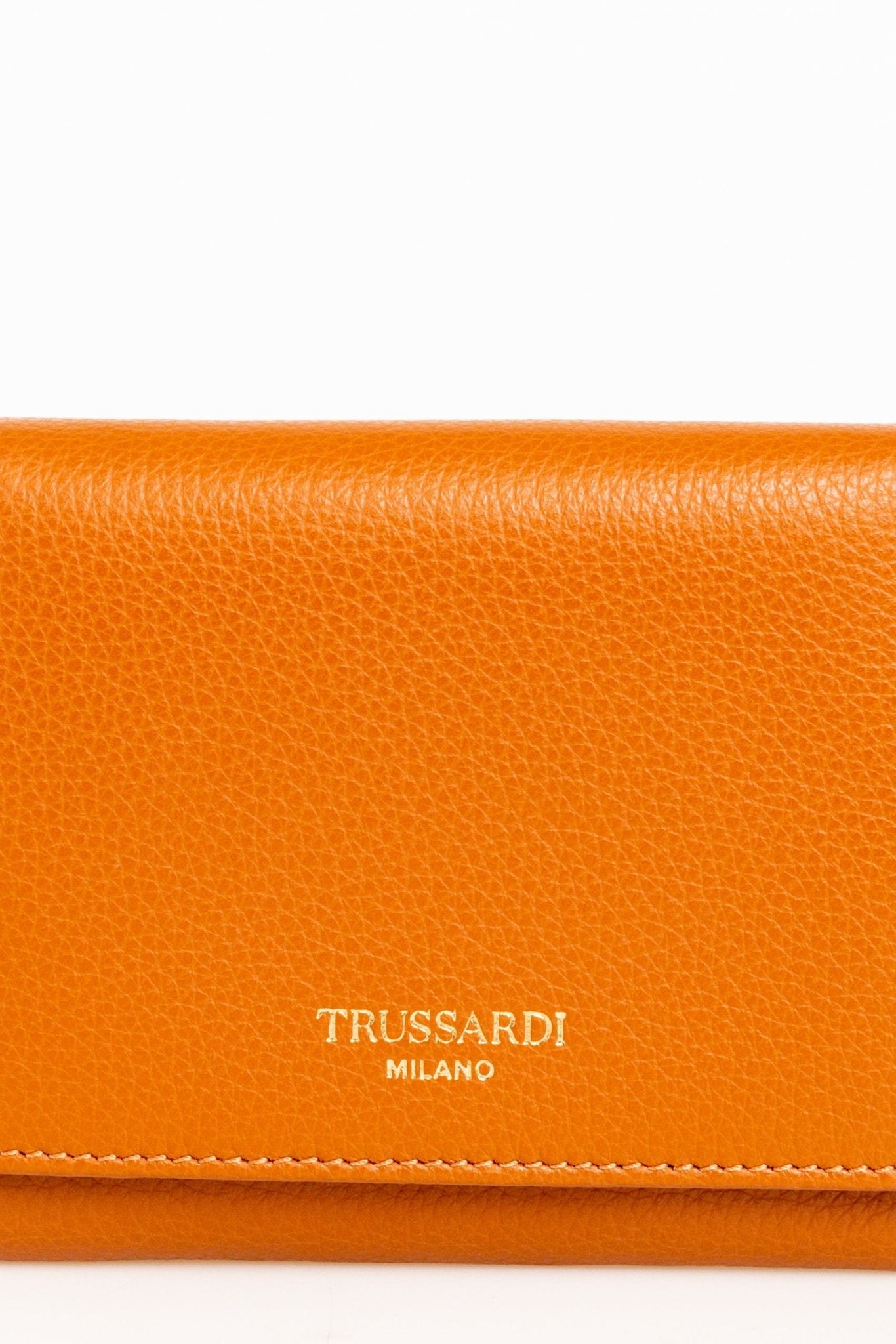 Trussardi Beige Leather Wallet - Fizigo