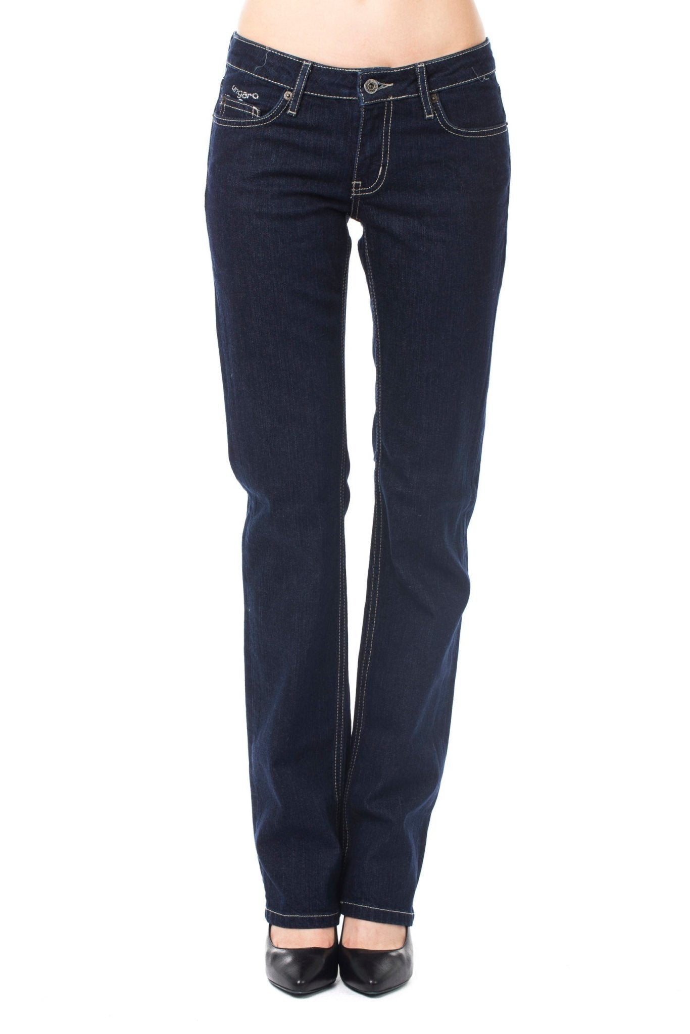 Ungaro Fever Blue Cotton Jeans & Pant - Fizigo