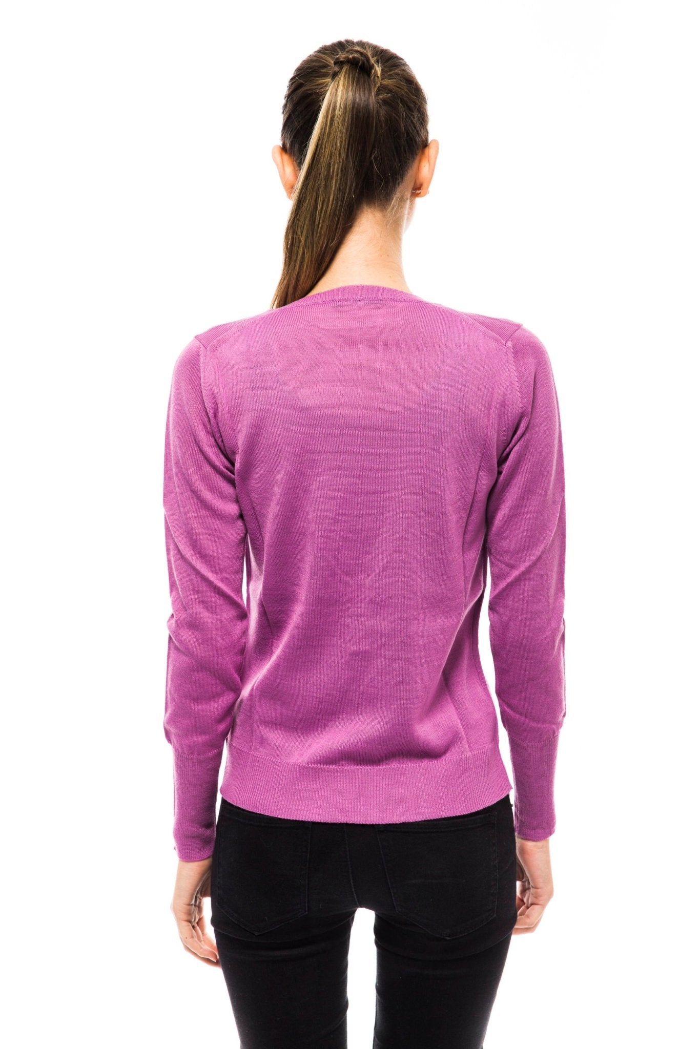 Ungaro Fever Violet Wool Sweater - Fizigo