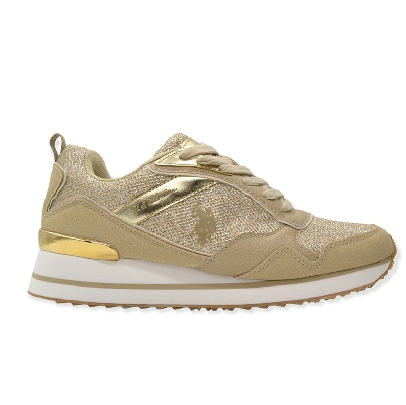 U.S. POLO ASSN. Beige Eco Fabric Sneaker - Fizigo